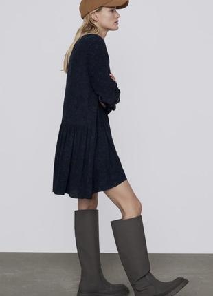 Нова віскозна ярусна сукня плаття zara вільного крою 100% віскоза