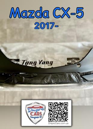 Бампер передній mazda cx-5 2017-2021 (kf) tong yang, kb8a50031ebb
