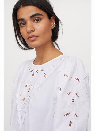Платье белое h&m  xs