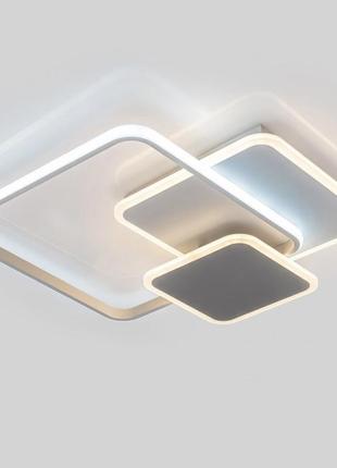 Led светильник smart trio violux квадрат 80w 3000-5000k ip20