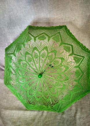Зелена парасолька2 фото