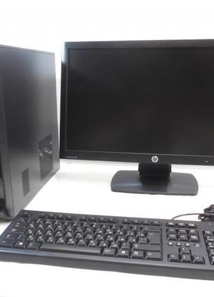 Б/у, компьютер в составе, intel core i5 2400, 4 ядра, озу 4 гб, hdd 500 гб, видео 2 гб, монитор 22"