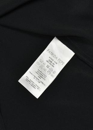 Блуза patrizia pepe размер 42 // рубашка сорочка топ искусственный шелк5 фото