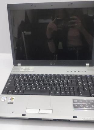 Б/у, ноутбук, lg fs express dual, 2 потока , озу 2 гб, hdd 160 гб