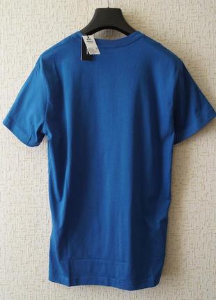 Мужская футболка diesel синего цвета.7 фото