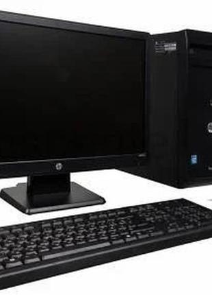 Б/в, комп'ютер у зборі, intel core i7 4770, 8 потоків, озп 16 гб, hdd 1000 гб, відео 2 гб, монітор 24"