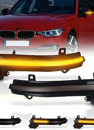 Led динамічні поворотники для bmw 1, 2, 3, 4 серії, f20, f21, f22, f23, f30, f31, f32, f33, f34, x1, e84