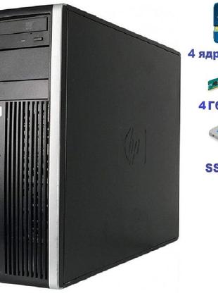 Б/у, системный блок, компьютер, intel core i3 2120, 4 потока, озу 4 гб, ssd 120 гб