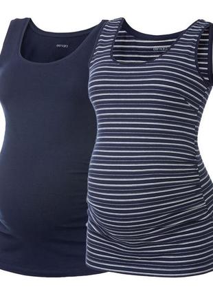 Майка для вагітних набір 2 шт. для жінки esmara lycra® 371059/н l темно-синій
