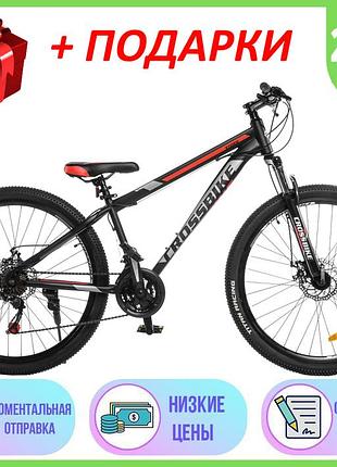 Спортивный горный  велосипед crossbike storm 27,5" рама 15", велосипед кроссбайк шторм 27,5" рама 15"