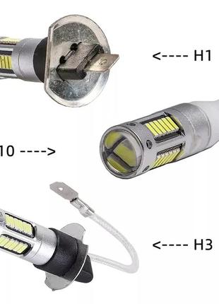 Автомобильные лампочки в противотуманные фары цоколь н3 н1