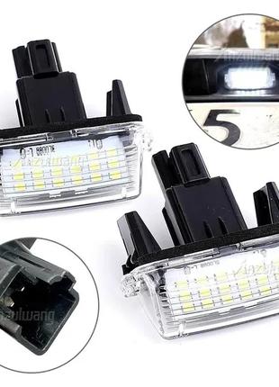 Led подсветка номера для toyota (тойота) peugeot, citroen