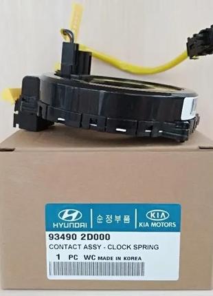 Шлейф руля, модуль hyundai matrix, elantra 93490-2d000 хюндай матрикс.