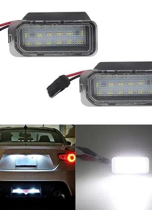 Светодиодная подсветка номерного знака багажник ford focus.ford fusion kuga fiesta