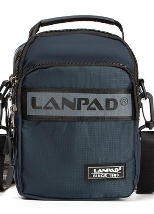 Нейлонова текстильна сумка чоловіча lanpad стильна сумка міська сумка для особистих речей сумка через плече