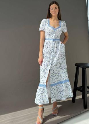 Сукня nenka 3525-c01 l молочний принт