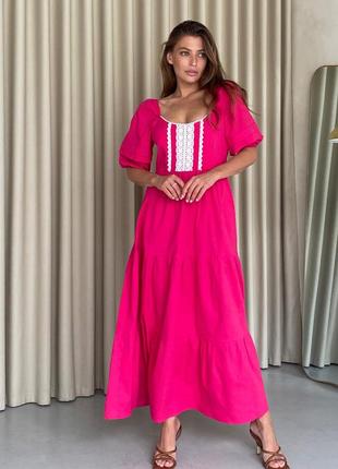 Сукня nenka 3153-c04 xl малиновий