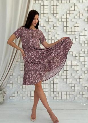 Сукня nenka 3524-c05 xl сливовий принт