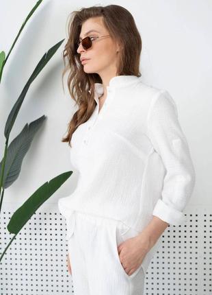 Сорочка nenka 3130-с01 s молочний