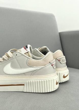 Кроссовки nike court legacy beige4 фото