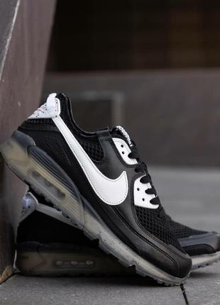 Чоловічі кросівки nike air max 90 terrascape black white4 фото