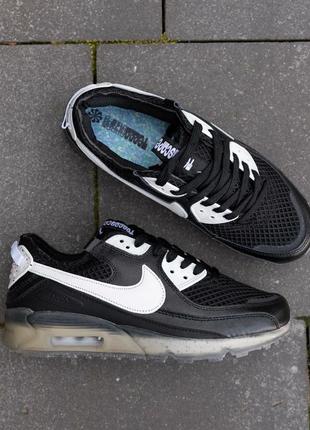 Чоловічі кросівки nike air max 90 terrascape black white3 фото