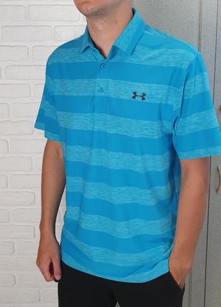 Чоловіча спортивна футболка поло under armour / андер армор оригінал