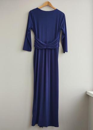 Длинное фиолетовое платье, нюанс6 фото