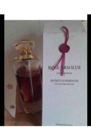 Парф вода rose absolute иарки yves rocher. залишок  див фото. знятість. рідкісний аромат.