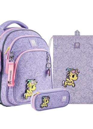 Шкільний набір kite tokidoki set_tk24-763s (рюкзак, пенал, сумка)