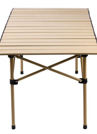 Стол для пикника складной 95*55*50 см, бежевый , стол для пикника раскладной, стол для отдыха