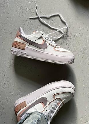 Кроссовки nike air force shadow peach2 фото