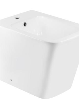 Биде напольное qtap crow 545х360х410 white qt05443370w
