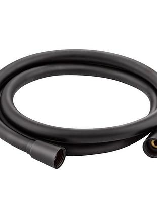 Шланг для ручного душа qtap hadice 1600 мм qthadpvc160b black matt