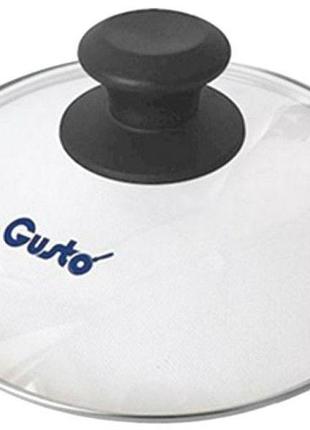 Крышка стеклянная d-26 см с держателем gusto gt-8100-26 gt 4100-79304