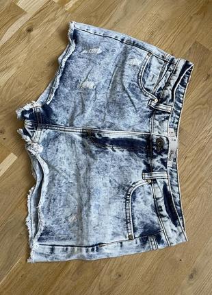 Вареные шорты denim co