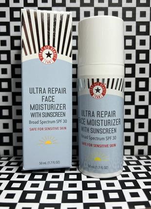 Увлажняющий защитный крем first aid beauty ultra repair face moisturizer spf 30