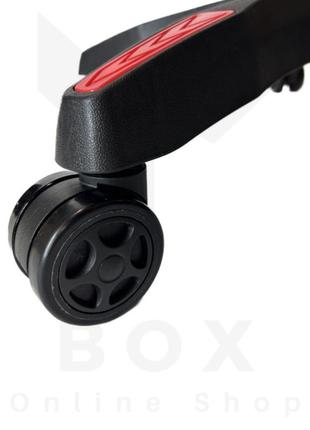 Игровое компьютерное кресло malatec (черное с красным) - геймерское кресло c...