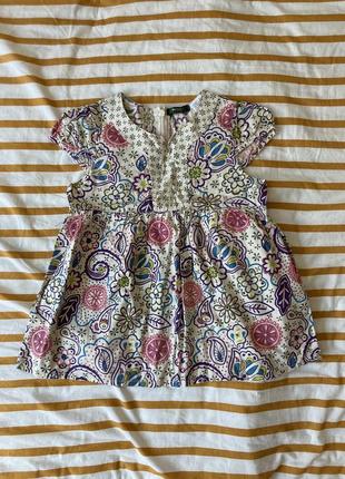 Блуза с цветами la redoute