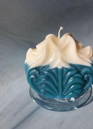 Ароматная свеча "волна", 9см