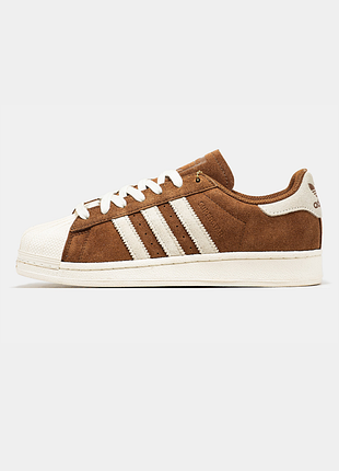 Кроссовки adidas superstar brown
