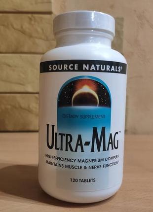Source naturals, ultra-mag, 120 таблеток