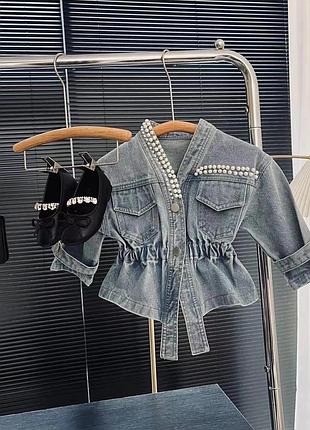 Дитяча джинсова куртка