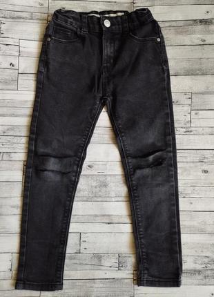 Джинсы с потёртостями на девочку 5-6 лет 116 см. denim co