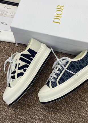 Кеды в стиле dior