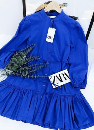 Сукня сорочка міні від zara, розмір s*