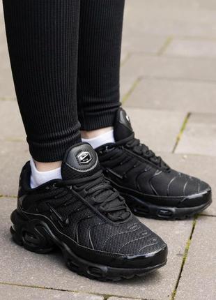 Женские кроссовки nike air max plus tn black4 фото