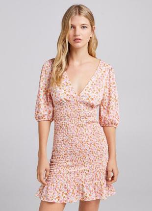 Платье платье сарафан бершка bershka