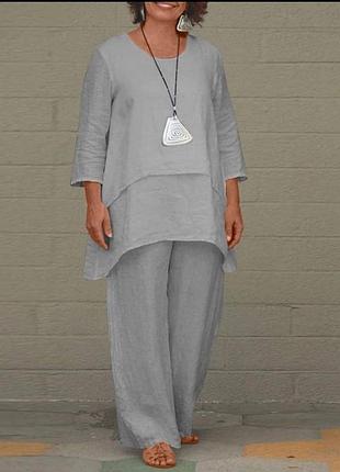 🔥🔥 костюм 42-46 48-52 54-58 турецький льон жниварка