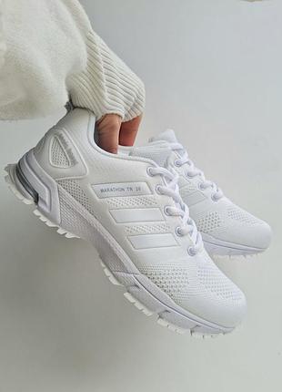 Женские кроссовки adidas marathon t white